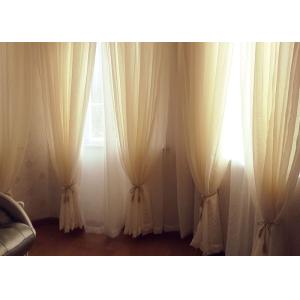 Lightweight Fabric Modern Window Curtains Multiple Colors For Home / Hotel