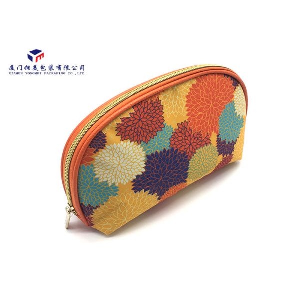 Buy Semicircular Shape Women Fashion Fabric Makeup Case Unique Design 19X5X14cm at wholesale prices