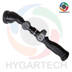 Thumb Control Metal 8-Function Sprayer with Adjustable Angle to Control Spray Direction 3/4 Female X Male Thread