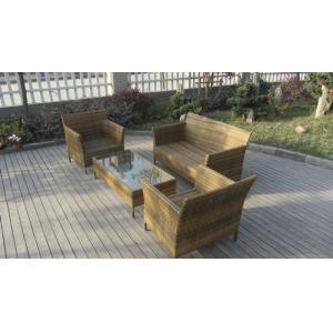 4pcs PE wicker patio sofa furniture