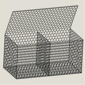 High Quality Anti-corrosion 80*100mm Hot Dipped Galvanized Gabion Baskets Wire