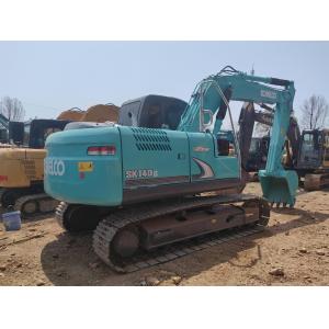 Quality 14Ton Used Kobelco SK140 Middle Backhoe Excavators Earthmoving Crawler for sale