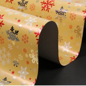 Extra Wide Foil Wrapping Paper Rolls Luxury Yellow Red Coloured Decorative