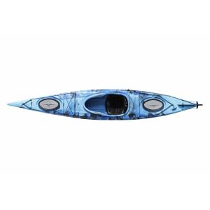Quality Single Person Sit In Kayak Top Rated Polyethylene Hull Material Fishing Canoe With Rudder for sale