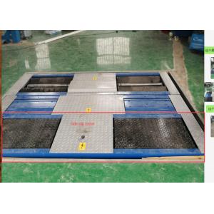 CTGT3-4C Roller 4-in-1 vehicle test line Roller brake tester with axle load double plate sideslip tester Suspension test