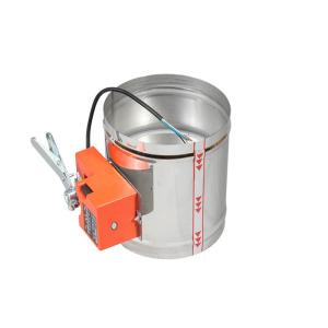 16nm Ac220v Hvac Duct Control Stainless Steel Open / Closed Flat Blade