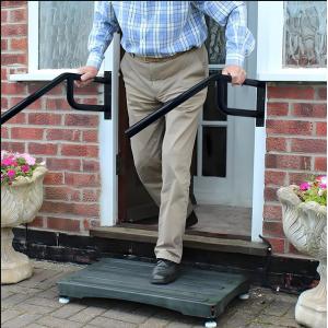 Slim Wall Mounted Stair Railing - High Weight Capacity Aluminum Alloy