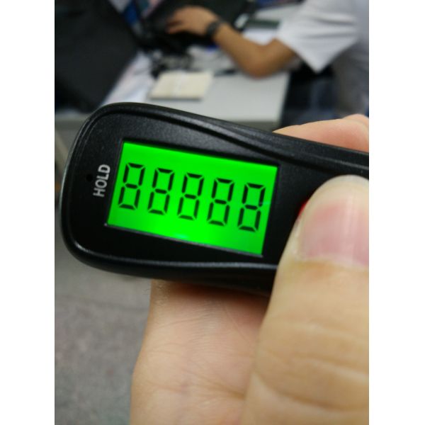 Black Hook Strap Travel Digital Scale Over Load Indication With CR2032 Batteries