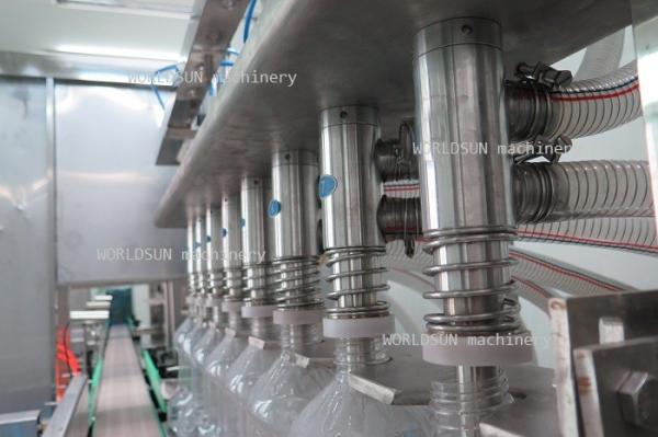Buy CE 4 Nozzles 1500BPH 1000ml Liquid Fertilizer Filling capping Machine at wholesale prices