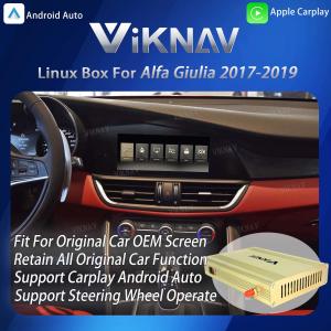 Quality Viknav Linux Interface Box for Alfa Giulia 2017-2019 with Wireless CarPlay Android Auto for sale