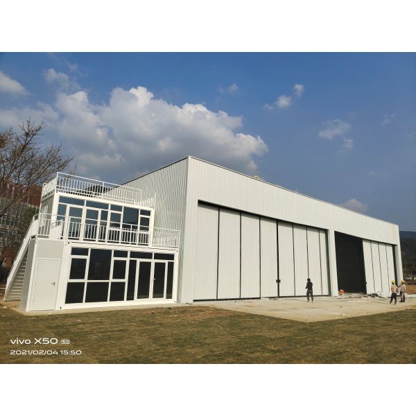 Rolling Door Q345 Light Steel Structure Frame For Factory