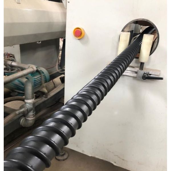 PE PVC Carbon Spiral Corrugated Pipe Production Line