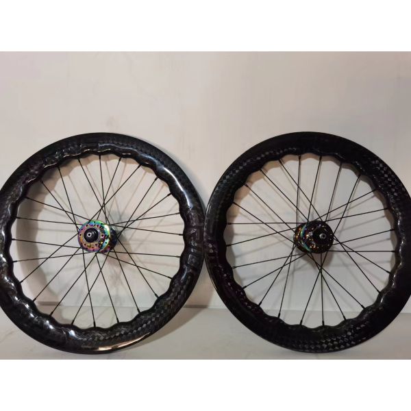 BMX Carbon Wheelset 1.8kg Weight for Crius Folding Bike Long-Lasting Performance