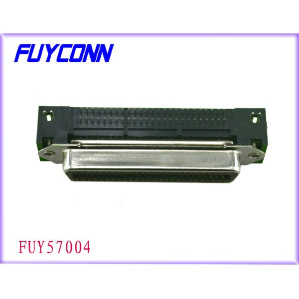 14 Pin Centronic Ribbon PCB Right Angle Female Connector with pcb board lock