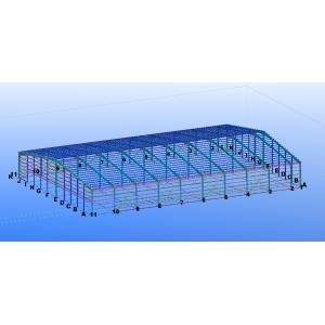 Modern Prefabricated Steel Frame Building For Industrial Warehouse Use