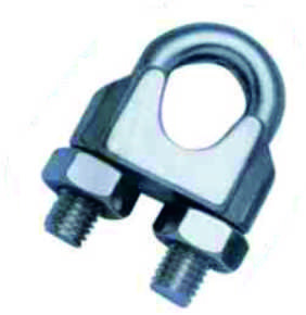 DR-Z0069 Malleable Steel Wire Rope Clips JIS Type Stainless Steel Cable Clamps 304SS 316SS