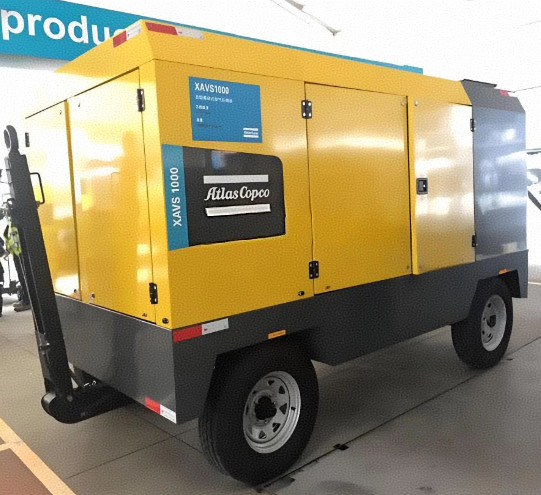 Buy Atlas Copco Portable Compressor XAVS1000 High-Pressure For On-Site Needs at wholesale prices