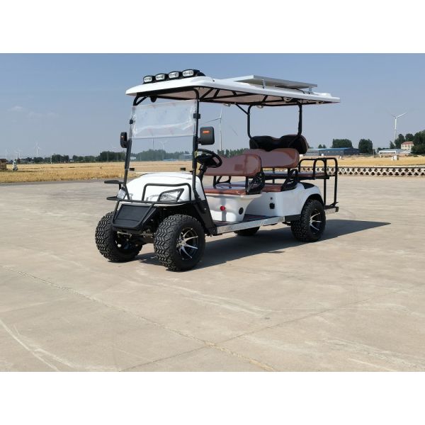 Buy Electric Hydraulic Brake Type 4 Seater Golf Cart Maximum Speed Of 25 Mph at wholesale prices