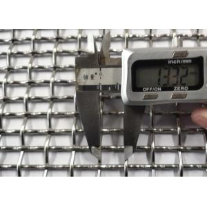 High Tensile Strength 8x13mm Openning Stainless Steel Crimped Wire Mesh