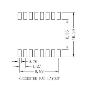 HX2326NL | HX2326FNL 10/100B-T POE(+) SMD Pulse Transformers