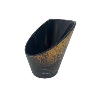 Bevel Japanese Style Melamine Salad Bowl With Galaxy Pattern