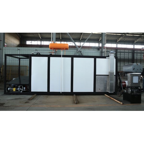 12CBM Bitumen Drum Decanter Hydraulic Heating Drummed Decanter Asphalt Melting Equipment