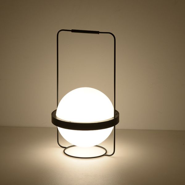 Buy Nordic Design Living Room Bedrooms Glass Ball Table Lamp at wholesale prices