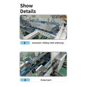 3.5m*1.1m*1.4m Cardboard/Corrugated Straight Line Box Automatic Folder Gluer