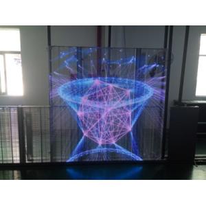 Quality Remote Control Transparent LED Screen 20mm 1R1G1B / DIP 346 MBI5124 for sale