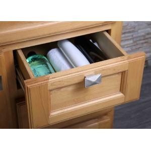 White Custom Bathroom Vanity Tops Narrow Square Single Sink Prefabricated