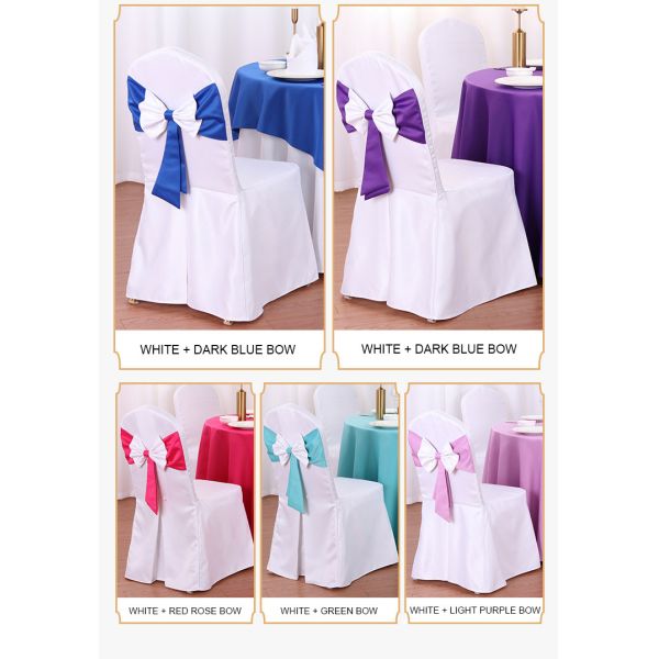 Buy Polyester Universal Hotel Dining Banquet Chair Covers at wholesale prices