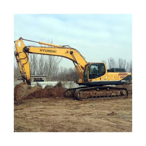 30 Ton Digger Machine Used 305 Hyundai Excavator with High Operating Weight from
