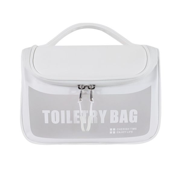 Buy White Eyelash Waterproof Cosmetic Bag And Pouches Purse at wholesale prices