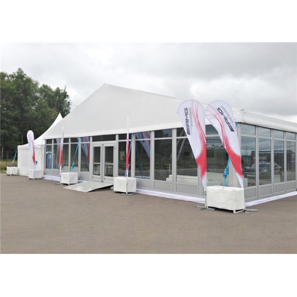 15m By 30m Christmas Festival Tent With Double Glass - Wing Door