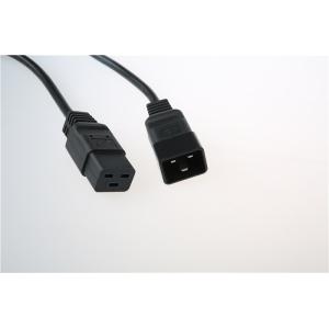 Custom Extension Cord European Plug For Desktop Computer, HDTV, LED-Lit Monitor