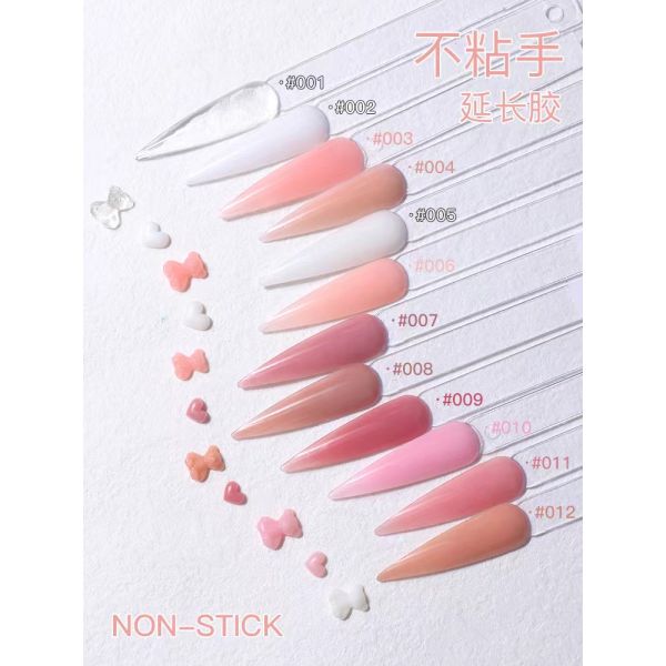 Wholesale High Quality Easy to Apply Multiple Usages Non-Stick Hand Nails Extension Poly Gel for Carved 3D Pattern