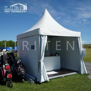 3x3m Aluminium Pagoda Tents With Plain PVC Sidewalls