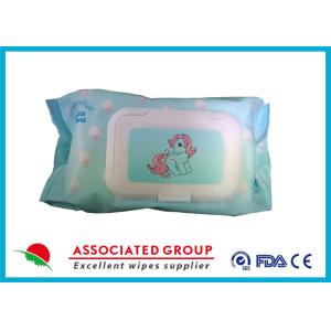 Fragrance / Alcohol Free Baby Wet Wipes 50GSM Gram Weight 80PCS