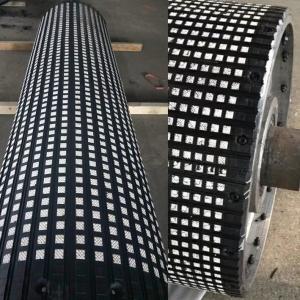 China Cn Bonding Layer Backed Ceramic Mats Pulley Lagging With 95% Alumina Ceramics on sale