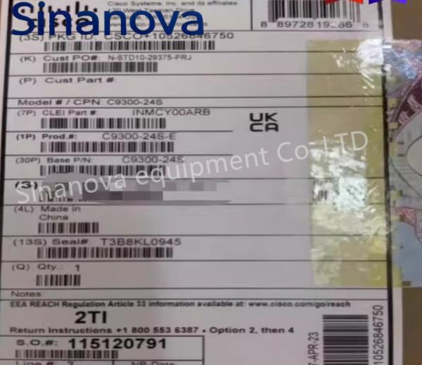 C9300 24S E with StackWise-480 and Secure Fiber Connectivity original new in
