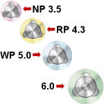 click to enlarge Nobel Active Impression Coping Closed Tray Conical Connection RP Ø 6 x 9mm