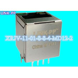 LPJE6814DNL Vertical RJ45 Jack , 8P8C Shield Top Entry Without Magnetic