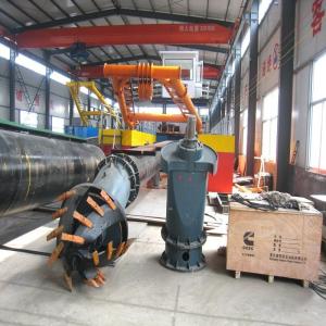 Quality Customization Diesel Engine Cutter Suction Dredging Sand Machinery with Anchor Boom for sale