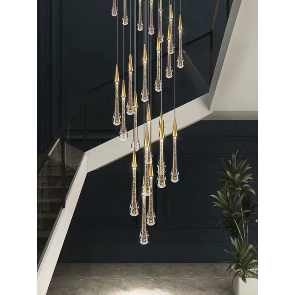 Modern Restoration Hardware New Design Hotel Lobby Restaurant Rain Chandeliers New Rain Round Pendant Chandelier
