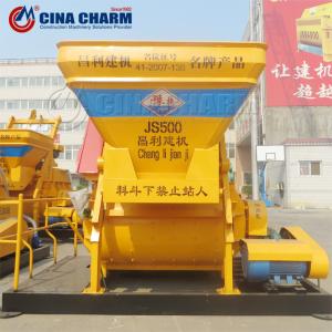 Quality JS500 25m3/H Small Concrete Mixer Machine Double Shaft for sale