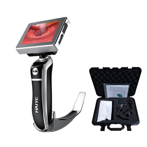 3.0 Inch LCD Optical Video Laryngoscope With 3P Medical Grade Disposable Blades