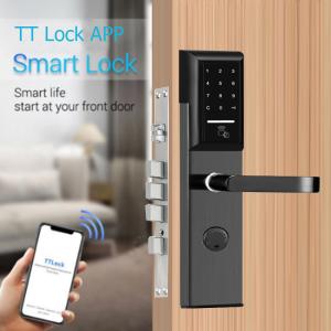 Stainless Steel 6068 Mortise TTlock App Controlled Door Lock with Smart Keypad