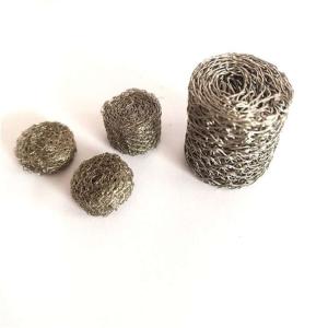 Quality Sus 316 Knitted Wire Mesh Cylindrical Shape For High Temperature Environments for sale