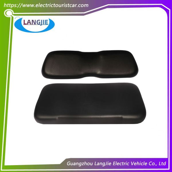 Club Car DS Golf Car Cushion And Backrest Leather Cover Checkered Pattern Component