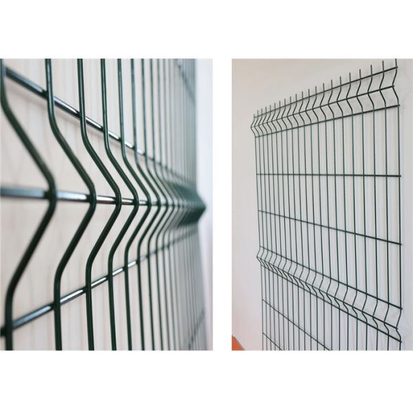 Buy Garden 3d Bending Fence , 3mm Pvc Coated Welded Wire Fence 50x100mm at wholesale prices